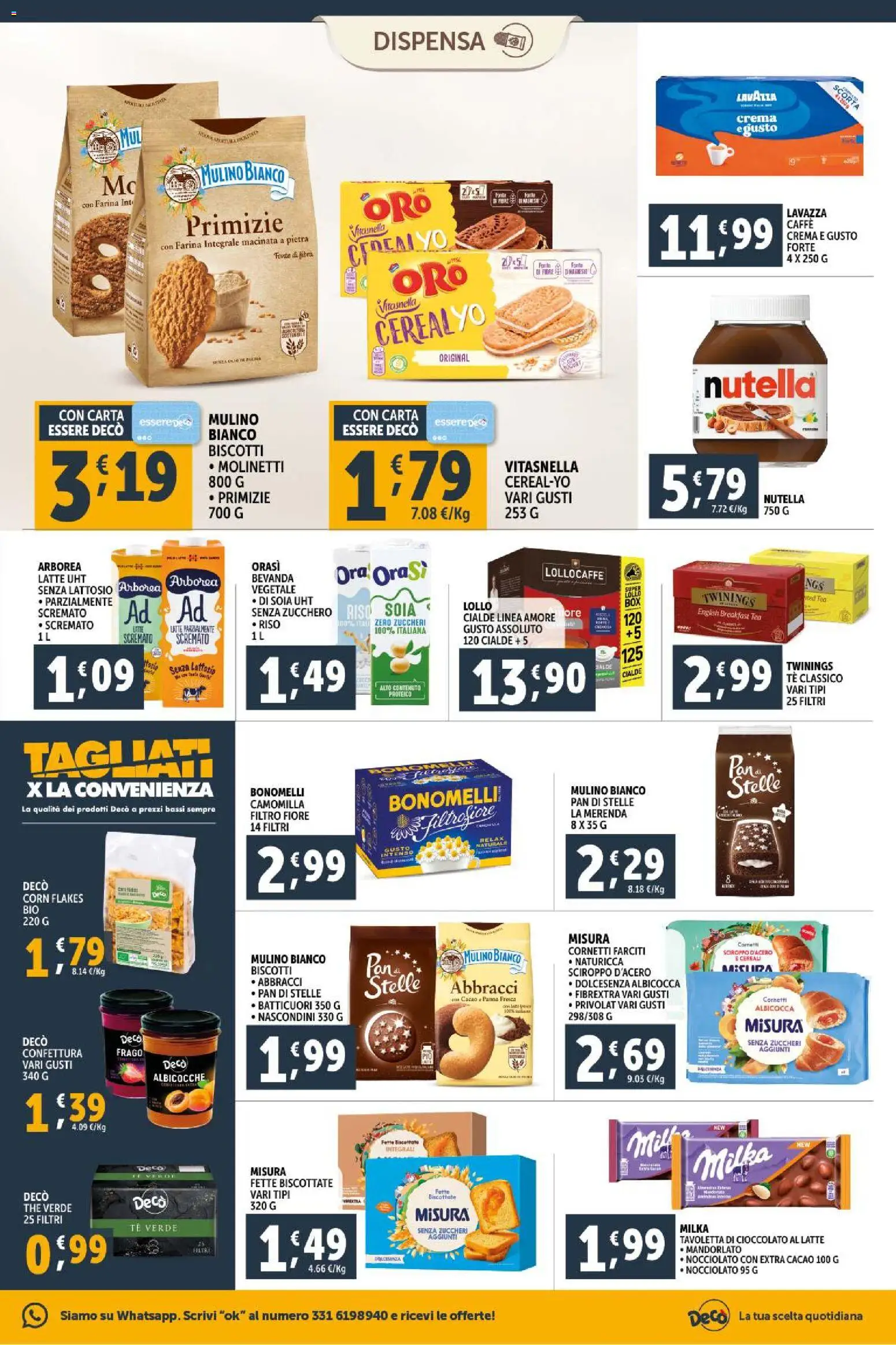 Volantino Decò del 20.01.2026 | Pagina: 9 | Prodotti: Riso, Panna, The, Fette biscottate