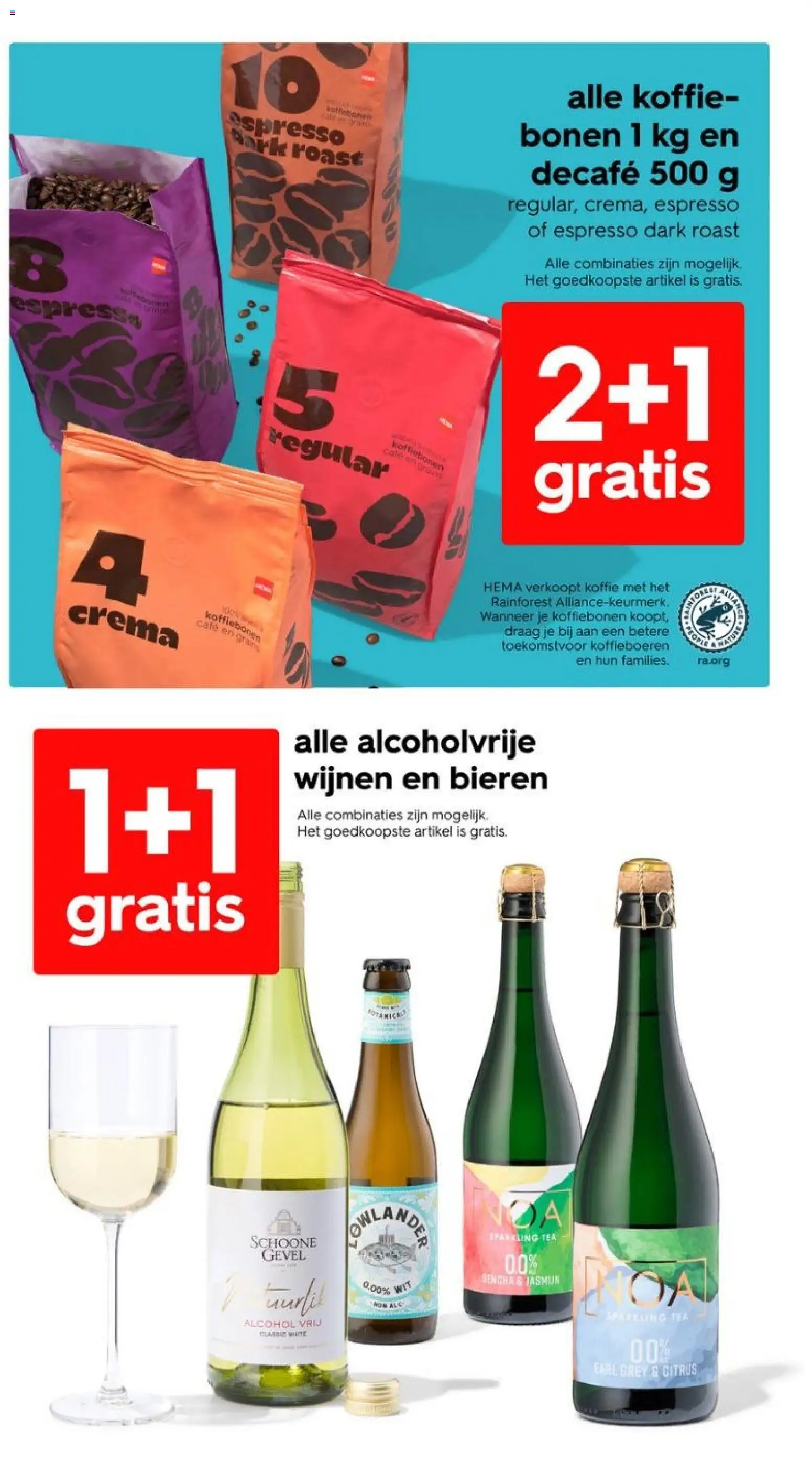 {H1} | Pagina: 21 | Producten: Koffie, Koffiebonen, Alcohol