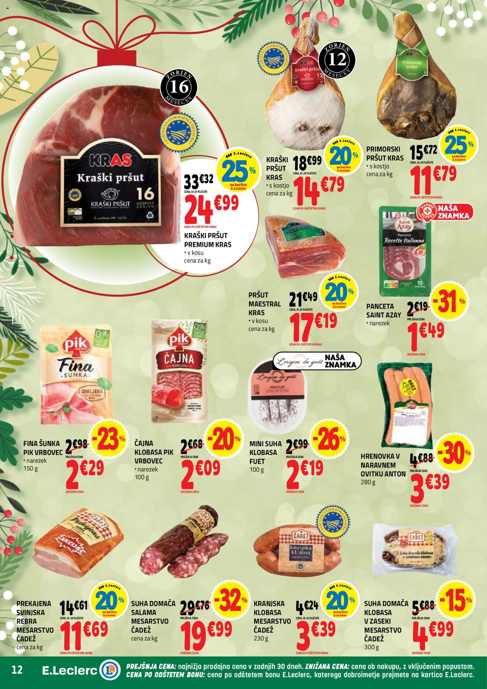 Novi E.leclerc katalog ponudbe – veljaven od 03.12.2025 | Stran: 12