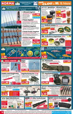 Norma Prospekt 	 ab 16.02.2026 gültig | Seite: 16 | Produkte: Batterie, Fisch, Lachs, Knoblauch