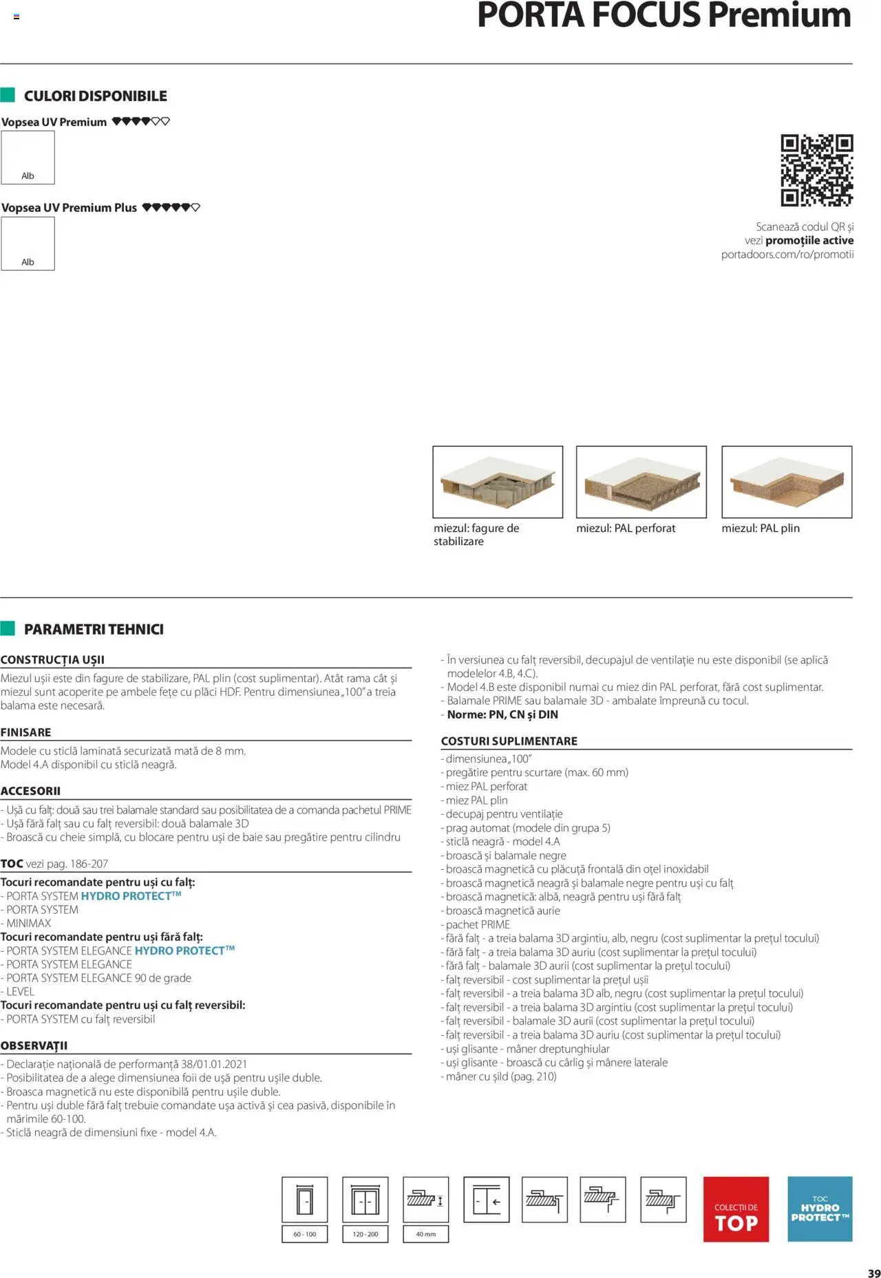 Catalog Proges – valabil de la 01.05.2025 | Pagină: 39 | Produse: Vopsea, Mâner, Ușă