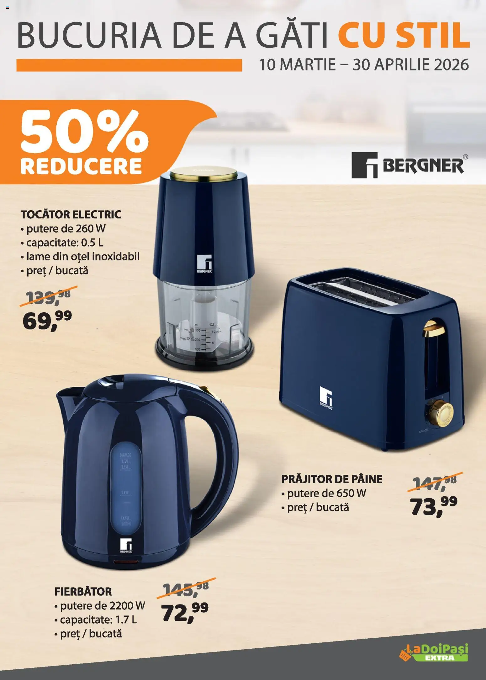 Noul catalog LaDoiPași – valabil de la 01.03.2026 | Pagină: 10 | Produse: Tocător, Pâine