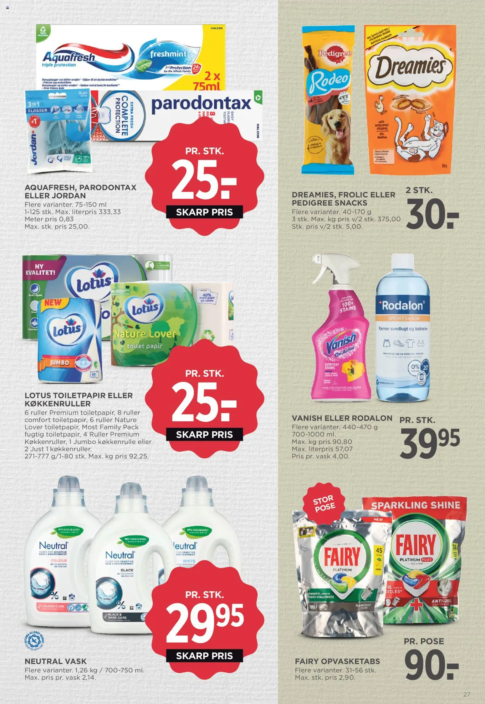 Meny tilbudsavis – gyldig fra 27.03.2026 | Side: 42 | Produkter: Toilet