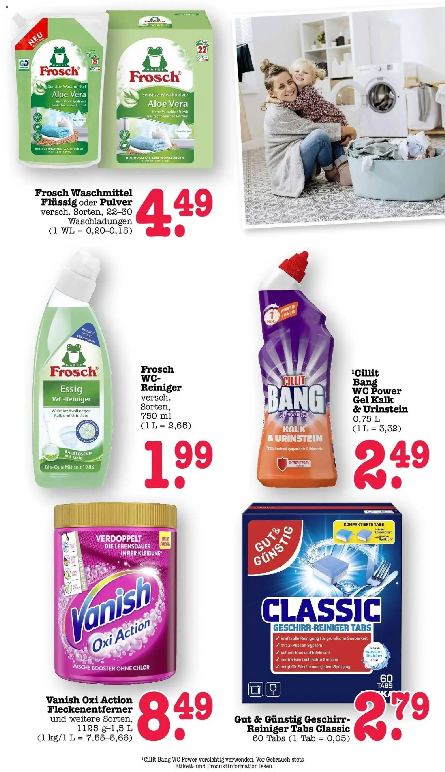 Edeka prospekt Wörth Am Rhein	 – gültig ab 05.04.2026 | Seite: 58 | Produkte: Essig, Wasser, Fleckenentferner, Waschmittel