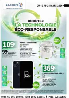 E.Leclerc - Prévisualisation de E.Leclerc -  Seconde vie valide à partir de 10.03.2026