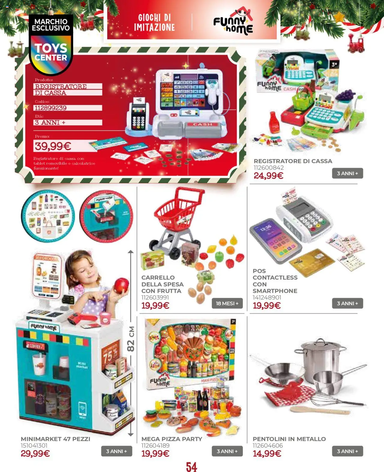 Volantino Toys Center del 17.10.2025 | Pagina: 56 | Prodotti: Frutta, Carrello, Smartphone, Tablet