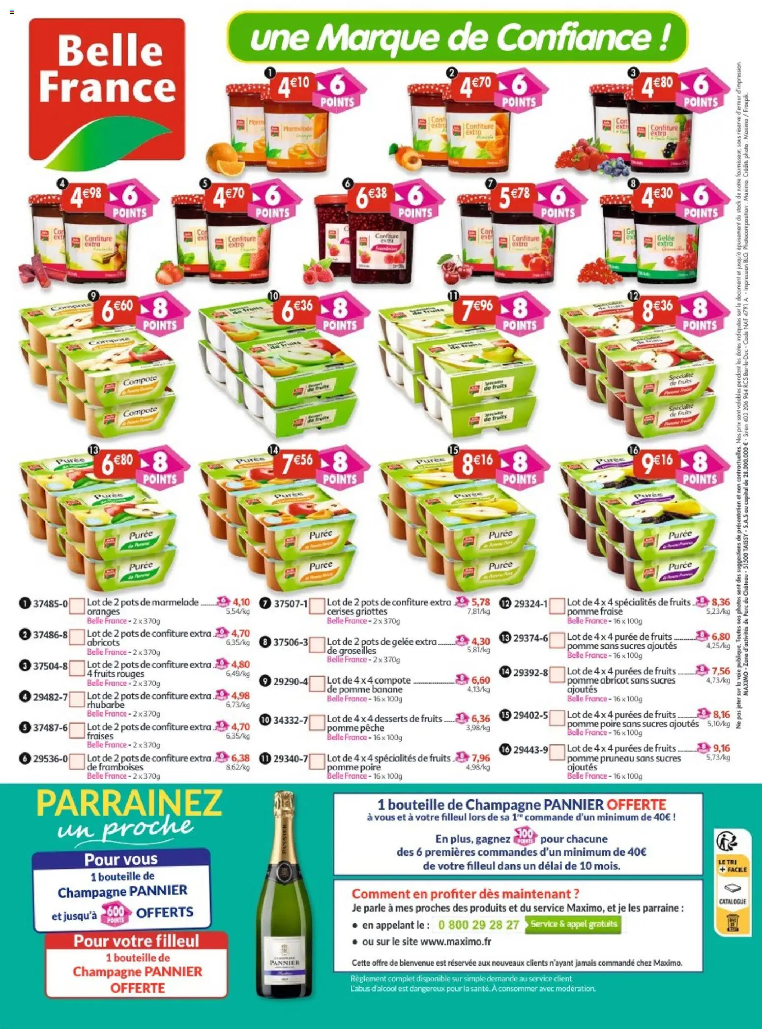 {H1} | Page: 104 | Produits: Fraise, Poire, Banane, Oranges