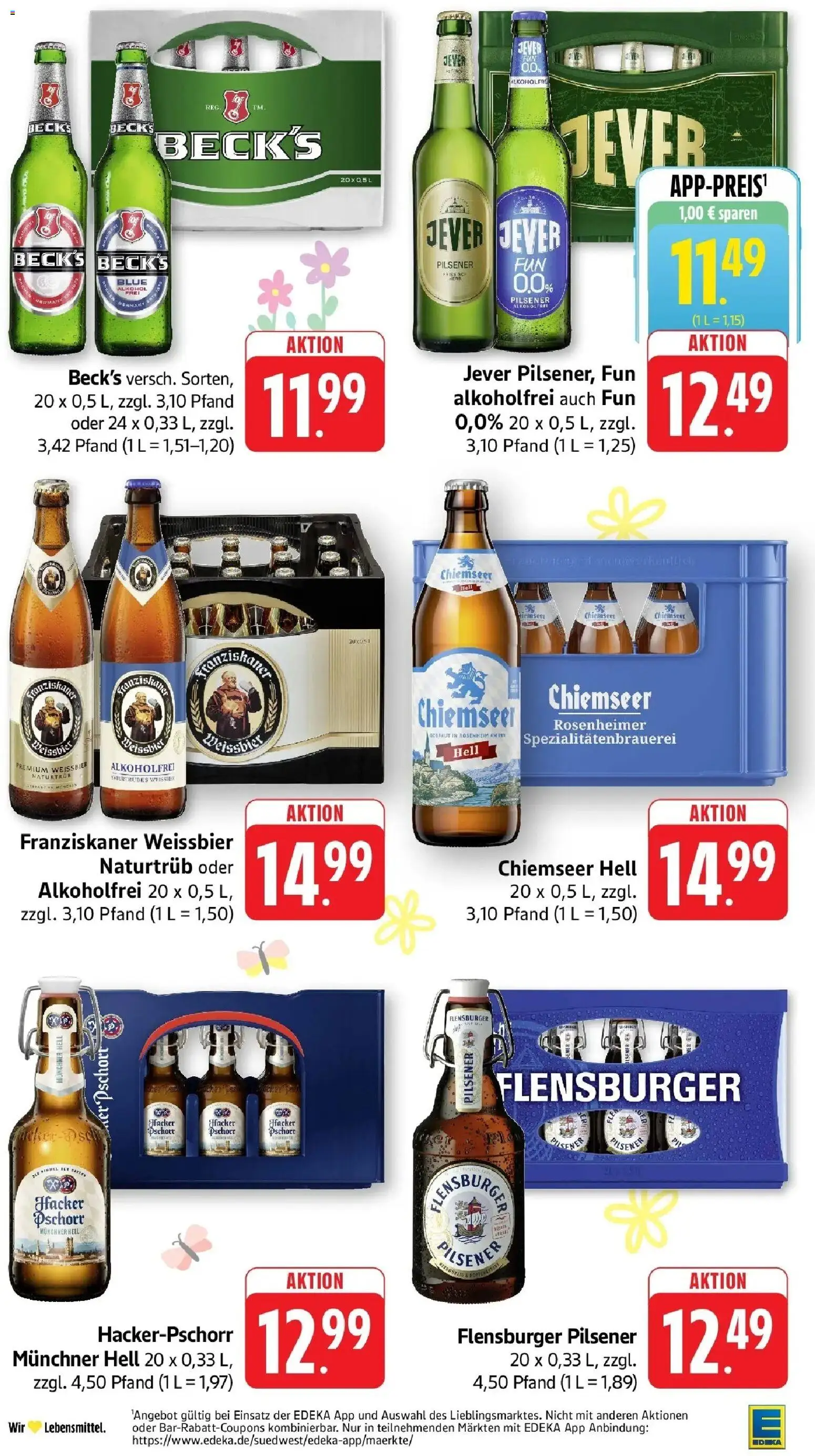 E center Prospekt Nürtingen	 – gültig ab 29.03.2026 | Seite: 41 | Produkte: Franziskaner, Weißbier, Flensburger, Jever