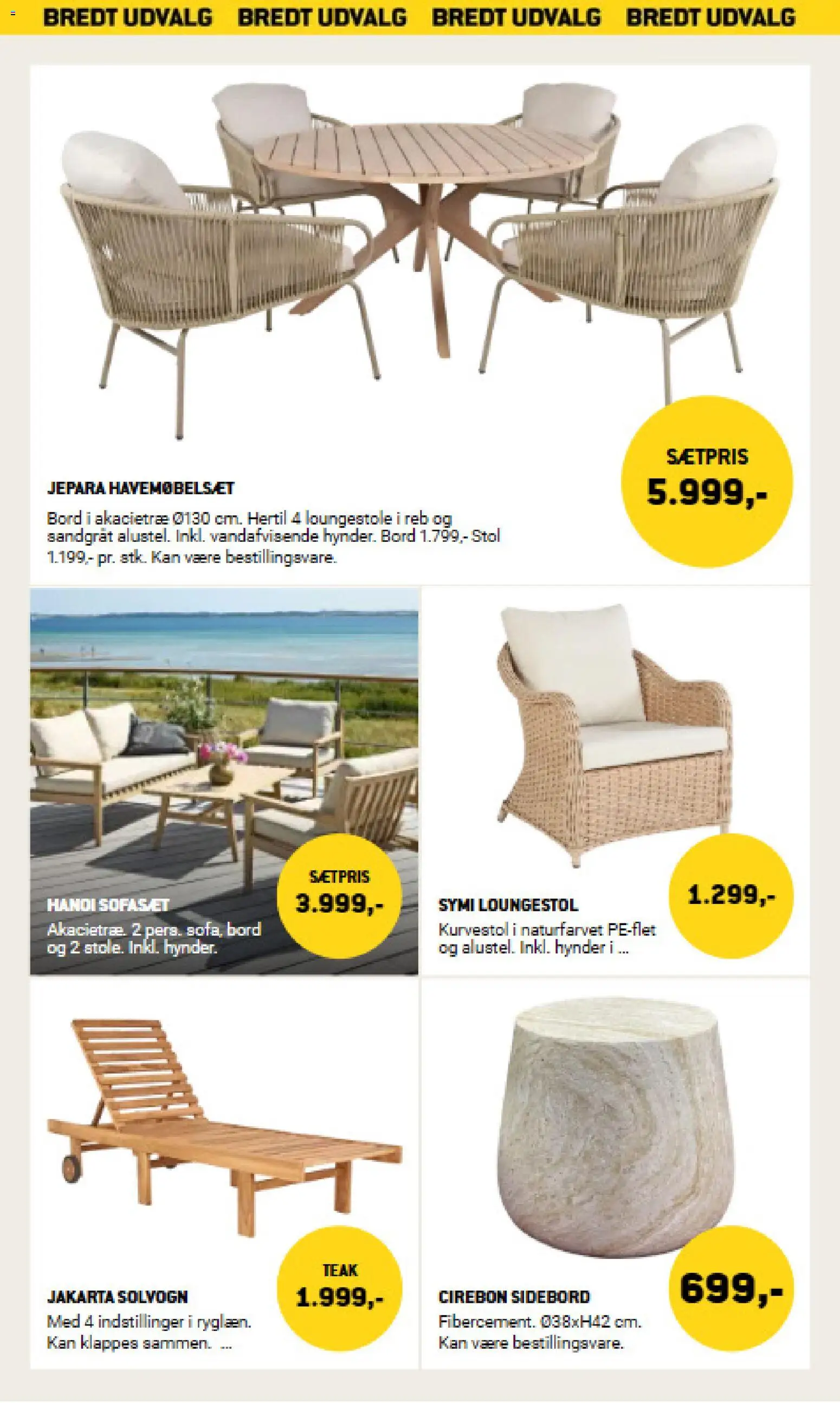 XL-BYG tilbudsavis – gyldig fra 24.04.2026 | Side: 5 | Produkter: Solvogn, Bord, Stol