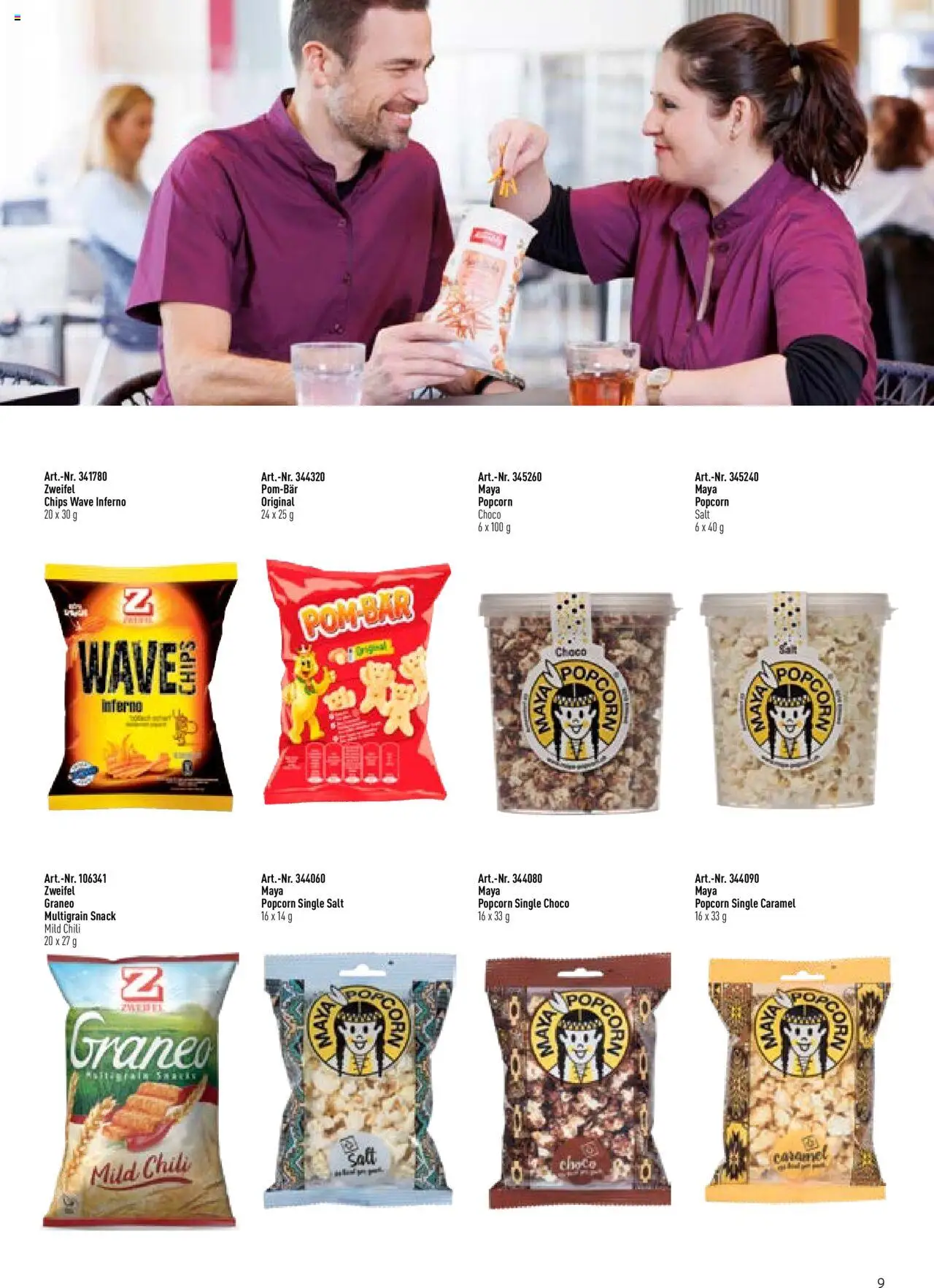 Prodega Aktionen Sortiments-Ideen für Kiosk und Shop ab 01.08.2024 | Seite: 9 | Produkte: Saft, Chili, Chips