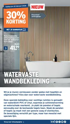 GAMMA - Sanitairspecial - Voorbeeld van een folder van GAMMA, geldig van 07.01.2026 | Pagina: 49 | Producten: Kan