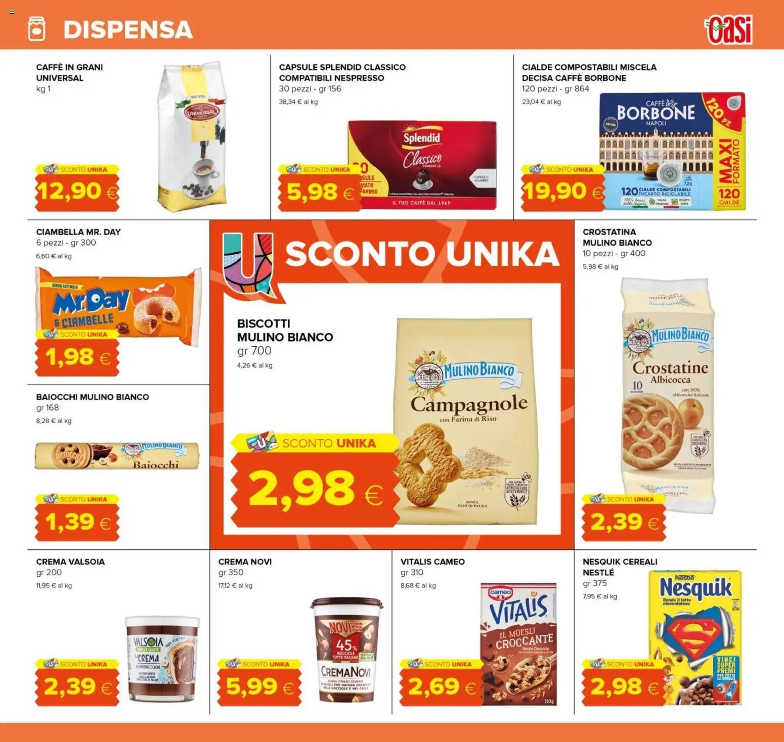 Volantino Oasi del 21.11.2025 | Pagina: 17 | Prodotti: Crema, Ciambelle, Cereali, Albicocche