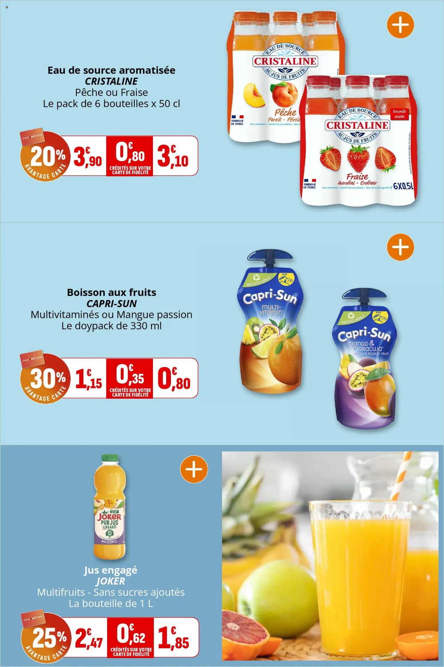 {H1} | Page: 13 | Produits: Fraise, Mangue, Pêche, Jus