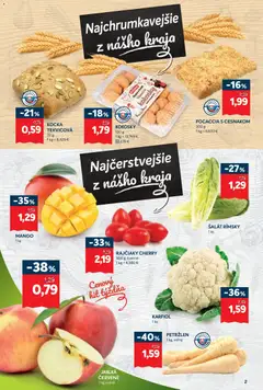 Kraj leták platný od 04.12.2025 | Strana: 2 | Produkty: Jablká, Karfiol, Mango, Petržlen