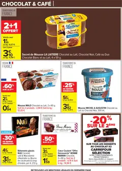 Carrefour - Prévisualisation de Carrefour catalogue semaine 2 valide à partir de 06.01.2026 | Page: 22 | Produits: Glaces, Mousse, Beurre, Chocolat