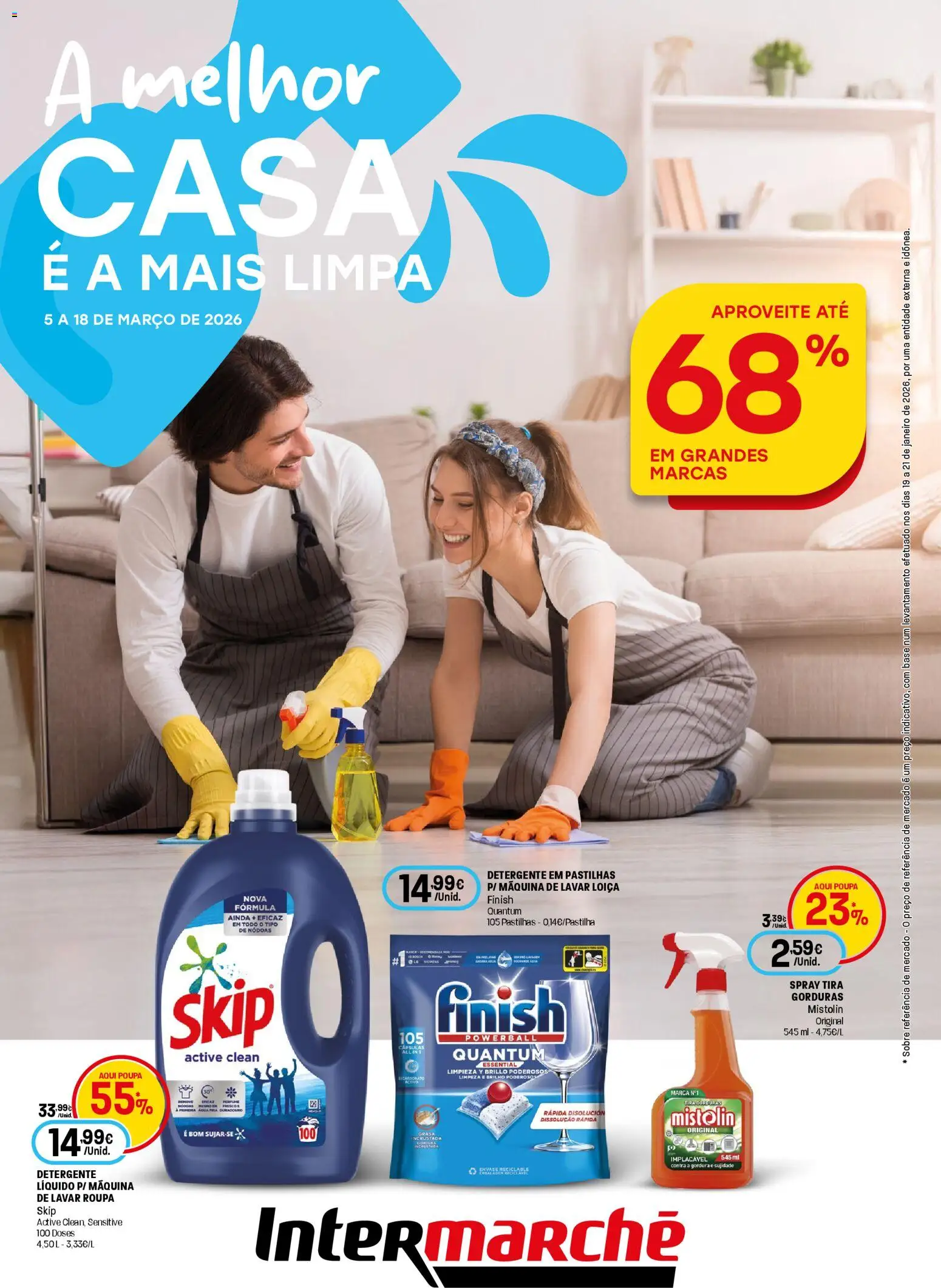 Intermarché Limpeza Super │ válido de 05.03.2026 | Página: 1 | Produtos: Máquina de lavar, Base, Detergente