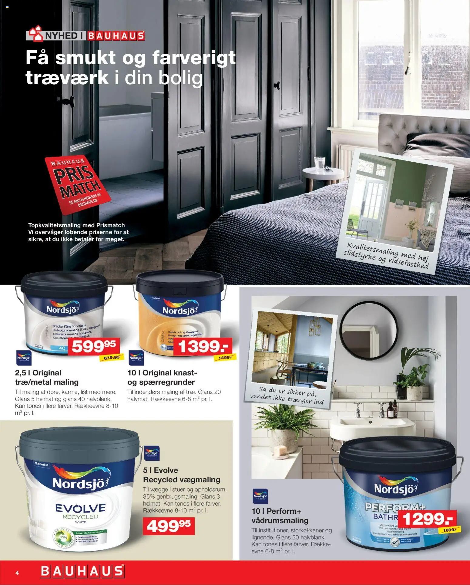 Bauhaus tilbudsavis – gyldig fra 27.12.2025 | Side: 4 | Produkter: Maling