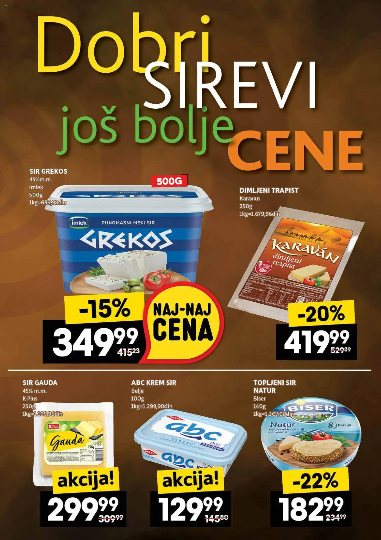 Roda katalog - važi od 20.11.2025 | Strana: 9 | Proizvode: Krem sir, Sir, Topljeni sir
