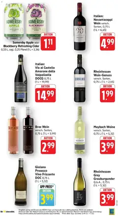 Novantaceppi Wein versch., Sorten, 0,75 L ab 05.04.2026 gültig | Seite: 36