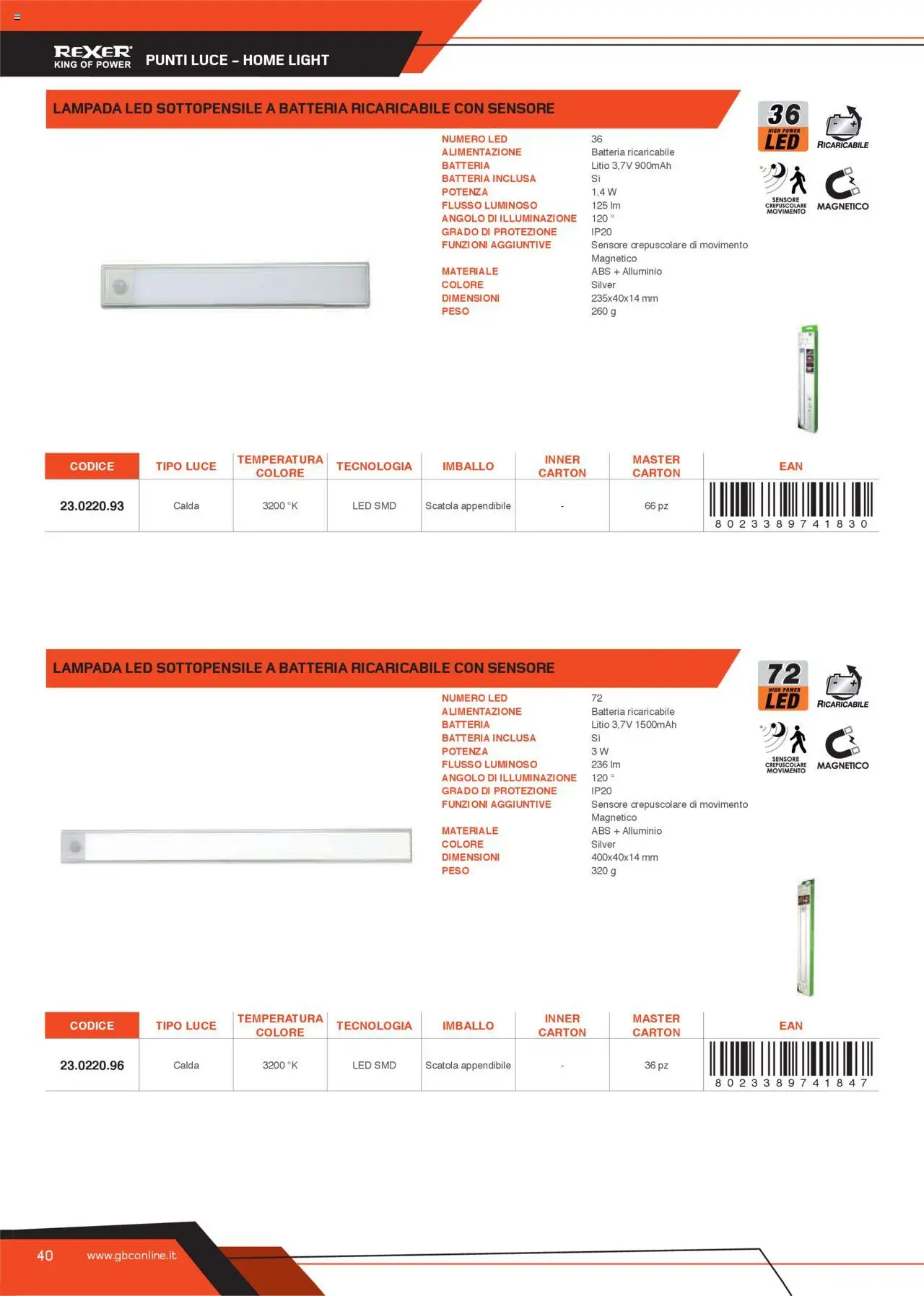 Volantino GBC del 31.05.2025 | Pagina: 40 | Prodotti: Alluminio, Scatola, Batteria, Lampada