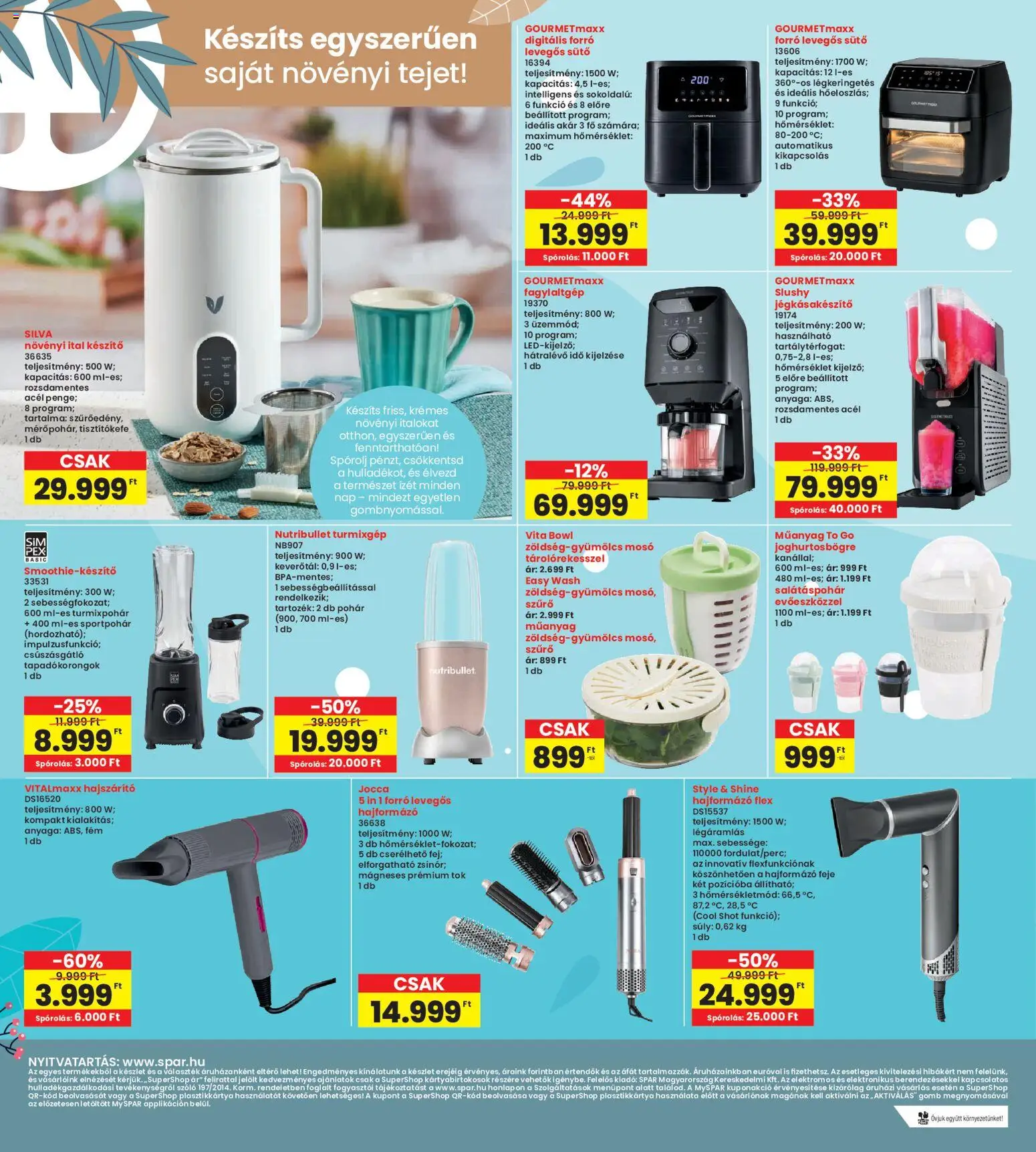 Interspar akciós ujság - amely érvényes a következő dátumtól: 02.01.2026 | Oldal: 6 | Termékek: Szőlő, Tök, Turmixgép, Pohár