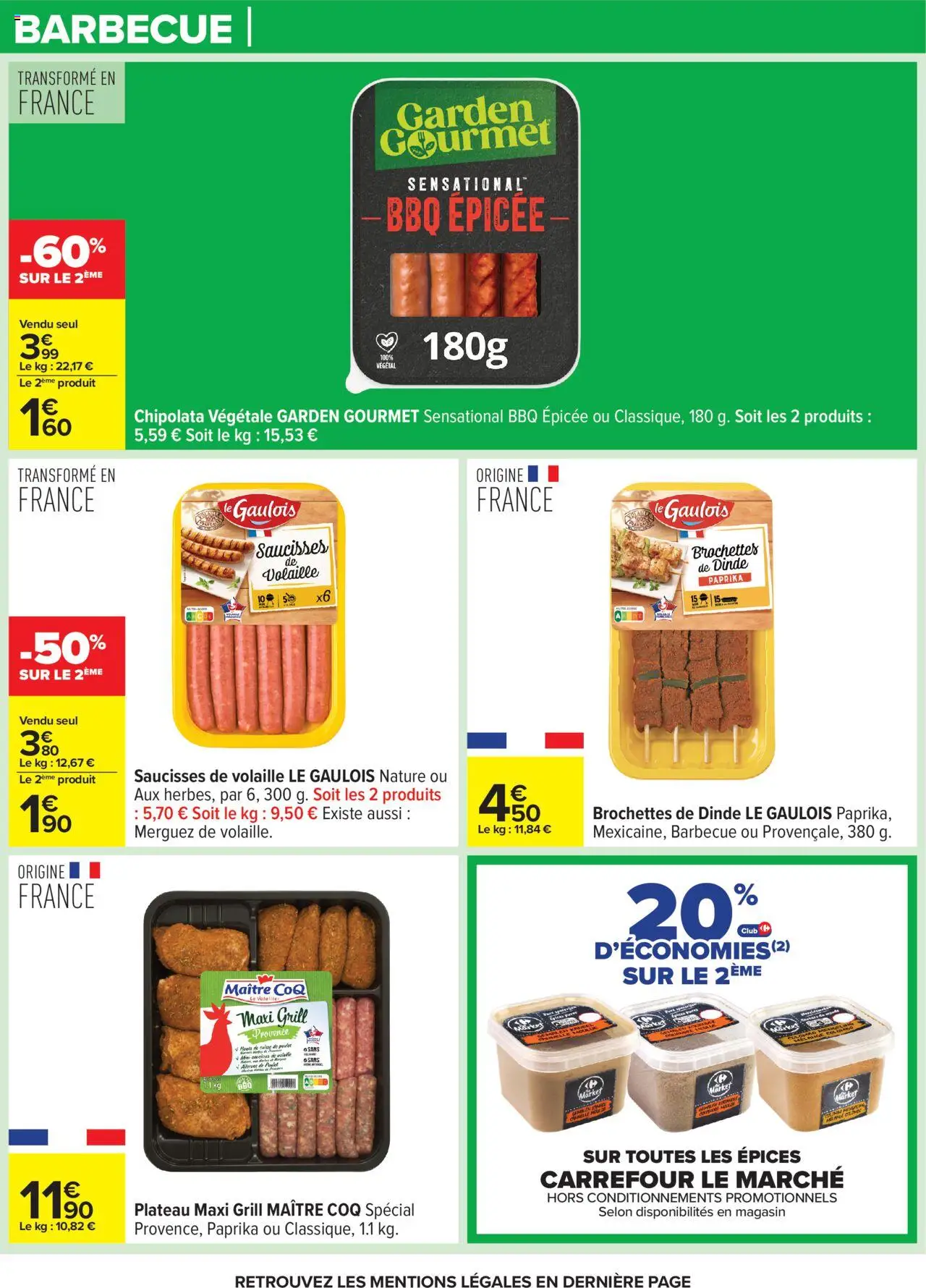  | Page: 12 | Produits: Barbecue, Plateau, Grill, Volaille