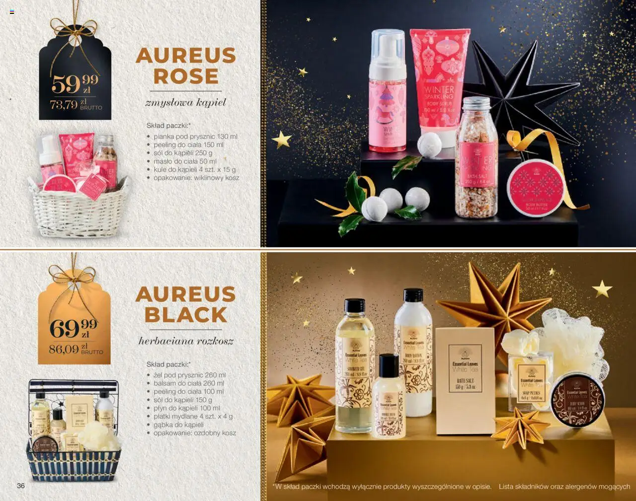 Makro Gazetka - Świat prezentów od 06.10.2025 | Strona: 36 | Produkty: Płyn do kąpieli, Kosz, Gąbka, Żel pod prysznic
