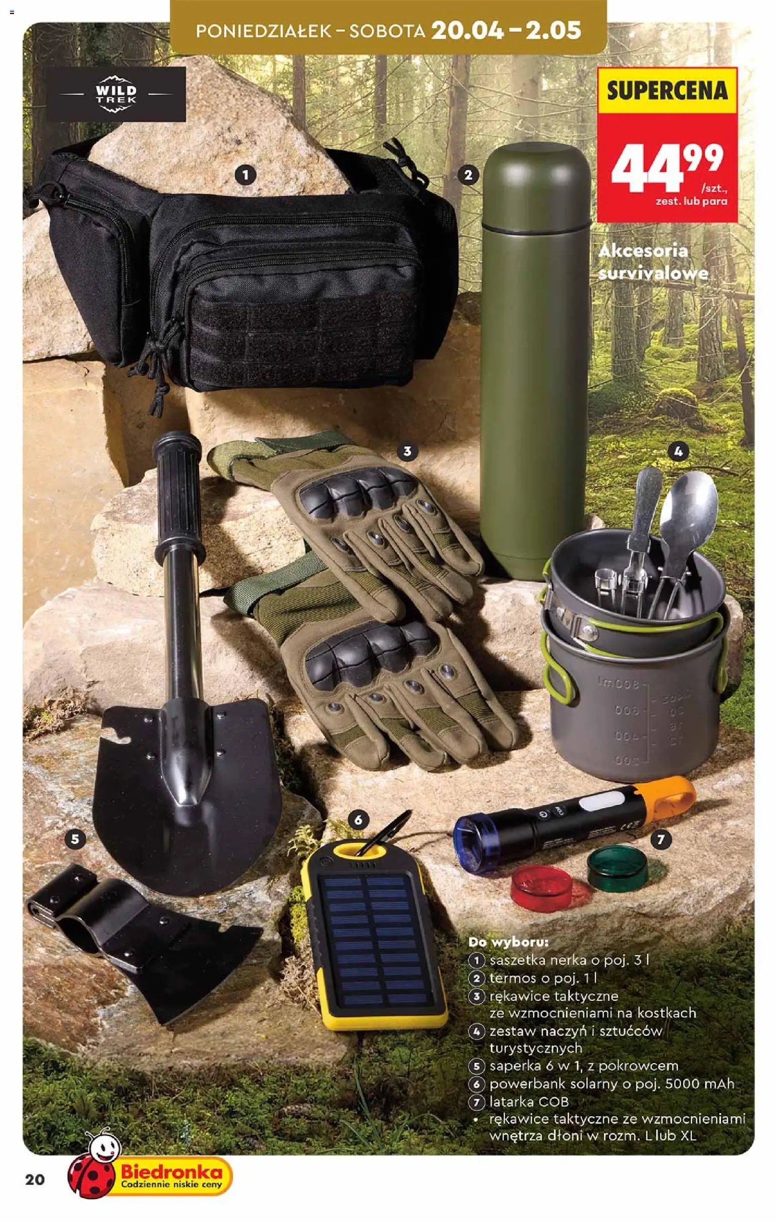 Biedronka gazetka - Hity i inspiracje od 18.04.2026 | Strona: 20 | Produkty: Powerbank