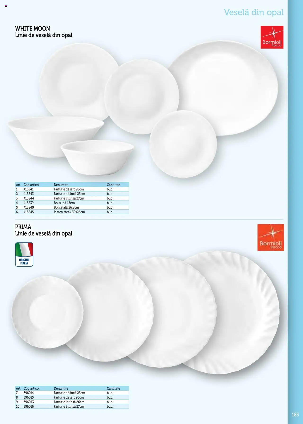 Noul catalog Metro – valabil de la 17.09.2025 | Pagină: 183 | Produse: Bol, Farfurie, Salată