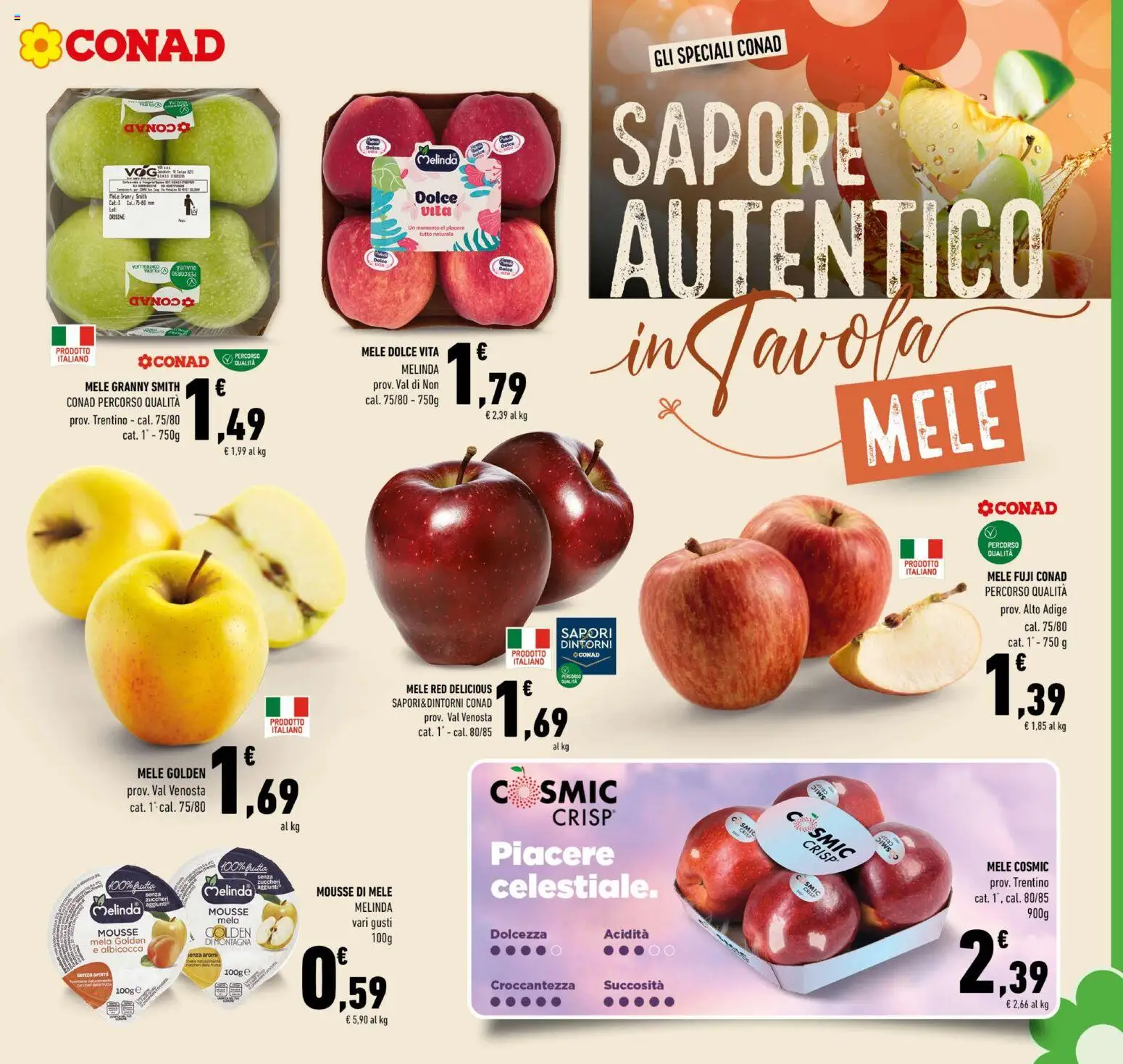 Volantino Conad del 25.02.2026 | Pagina: 7 | Prodotti: Mele, Frutta