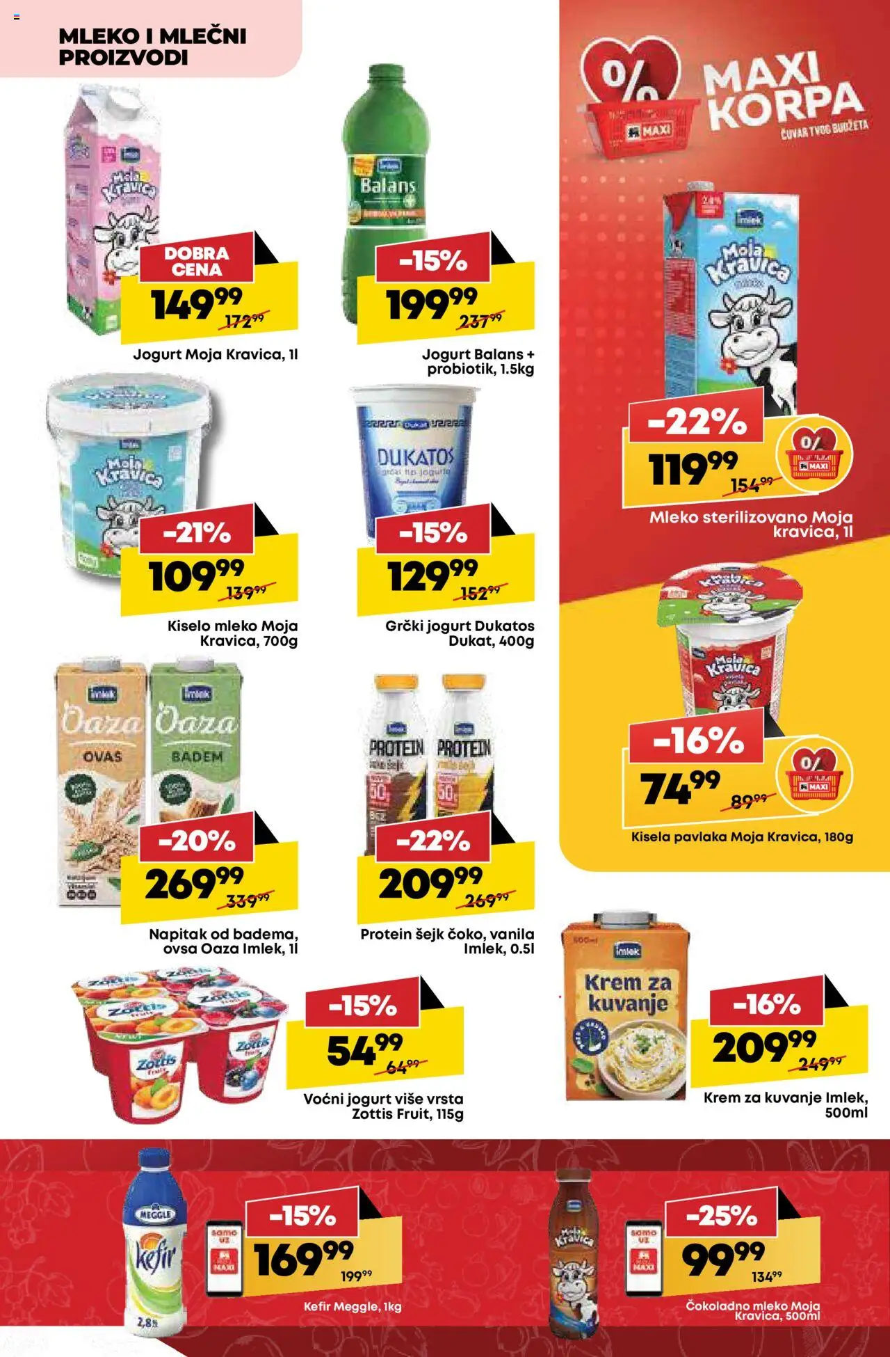 Maxi katalog - važi od 31.07.2025 | Strana: 24 | Proizvode: Badem, Kiselo mleko, Mleko, Pavlaka