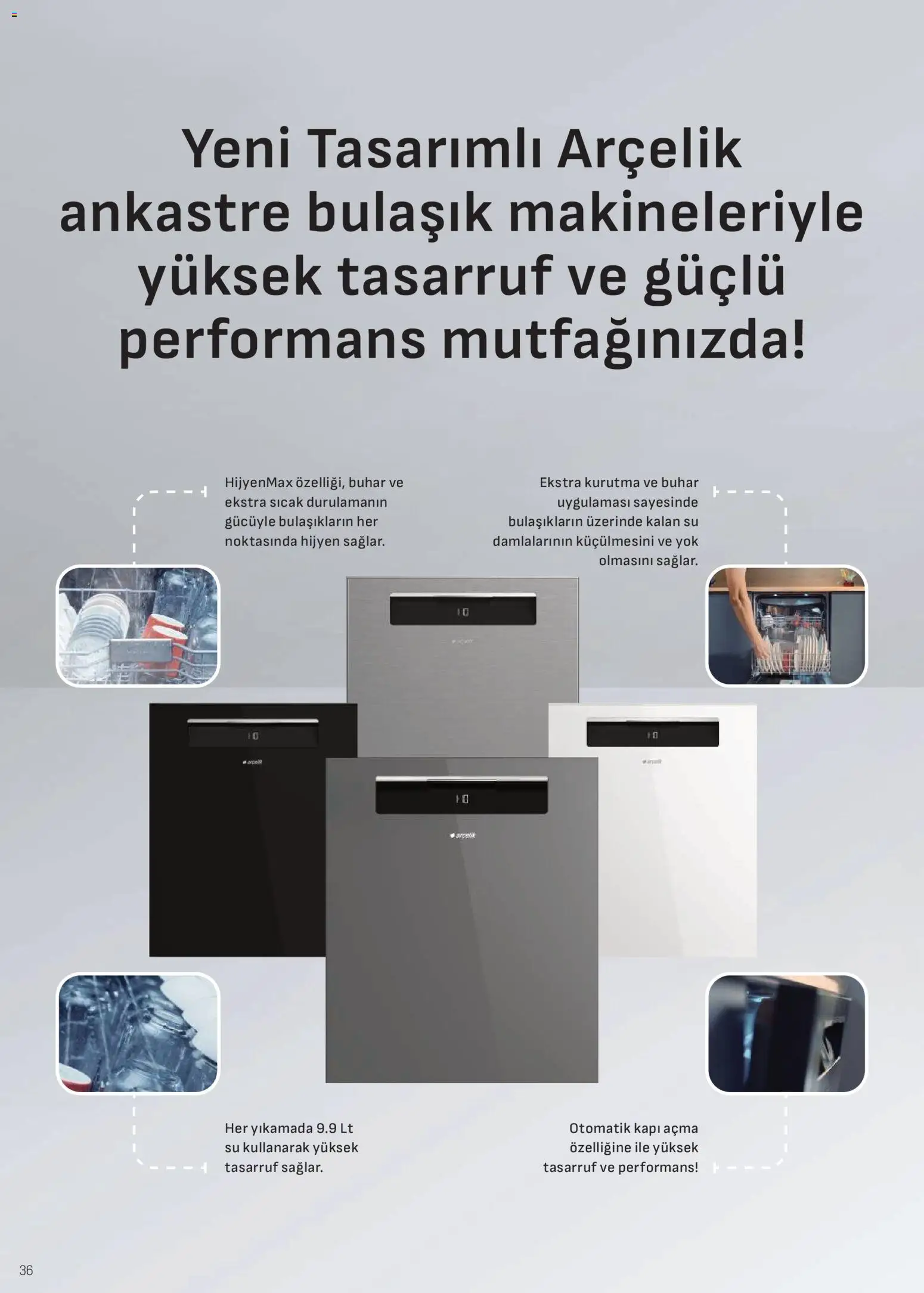 Arçelik Katalog - 01.11.2025 tarihinden itibaren geçerlidir | Sayfa: 36 | Ürünler: Su