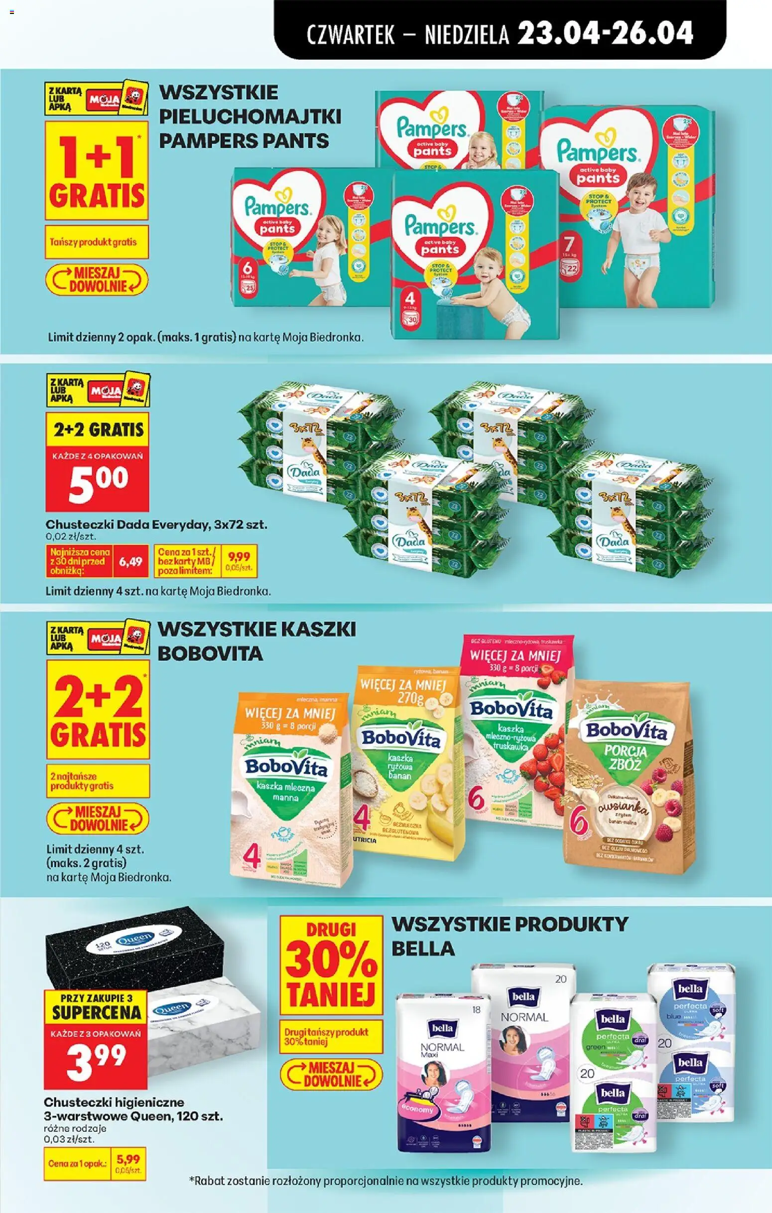 Biedronka Polsko leták - Codziennie niskie ceny od 23.04.2026 | Strana: 83 | Produkty: Banán, Pampers, Pants, Pampers Pants