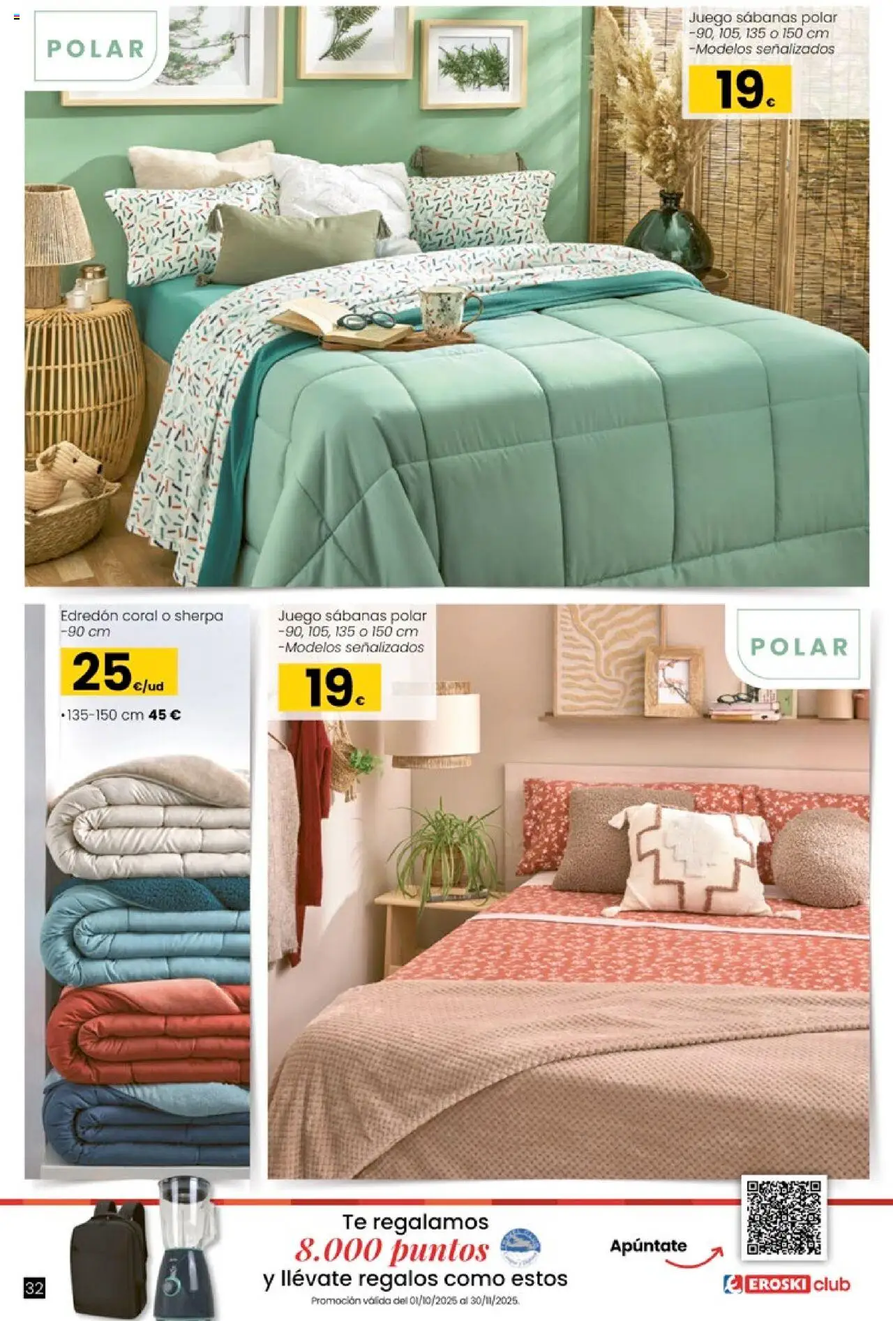 Eroski - Oh! Qué chef │ válido desde el 09.10.2025 | Página: 32 | Productos: Edredón, Té