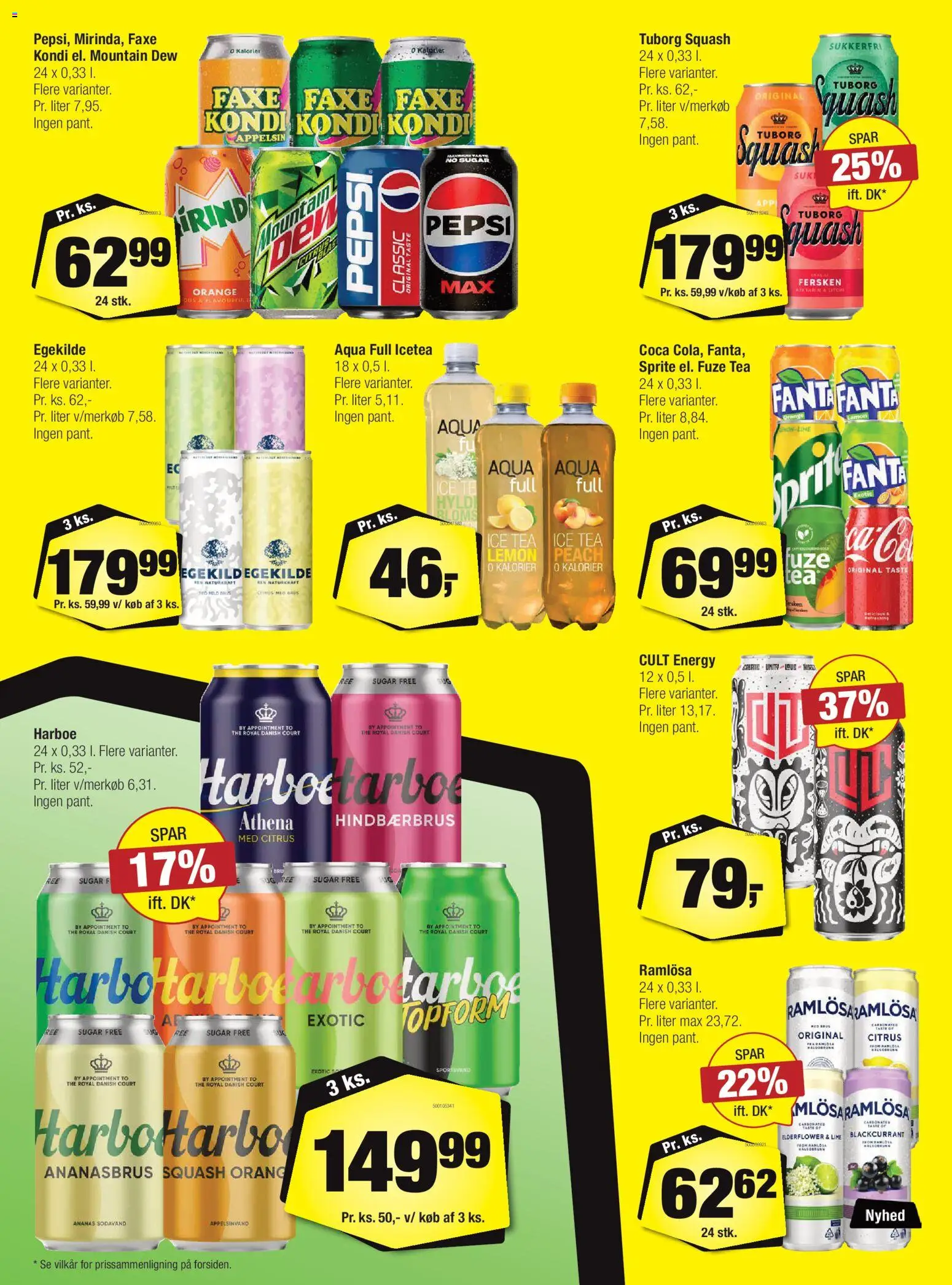 Calle tilbudsavis – gyldig fra 08.04.2026 | Side: 21 | Produkter: Sodavand, Lime, Fanta, Pepsi