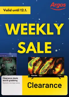Preview of Argos - Weekly offers valid from 06.01.2026