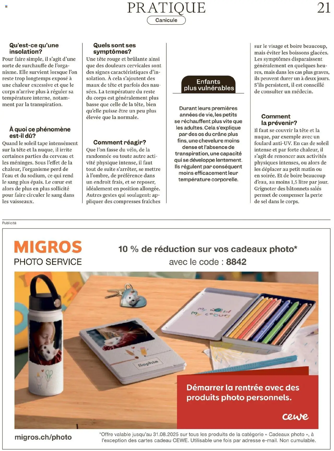 Migros - Magazin FR ab 12.08.2025 | Seite: 21 | Produkte: Rouge
