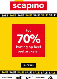 Scapino - Sale 70% week - Voorbeeld van een folder van Scapino, geldig van 19.01.2026