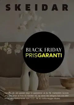 Forhåndsvisning av Skeidar - Black Friday Varsel gyldig fra 28.10.2025