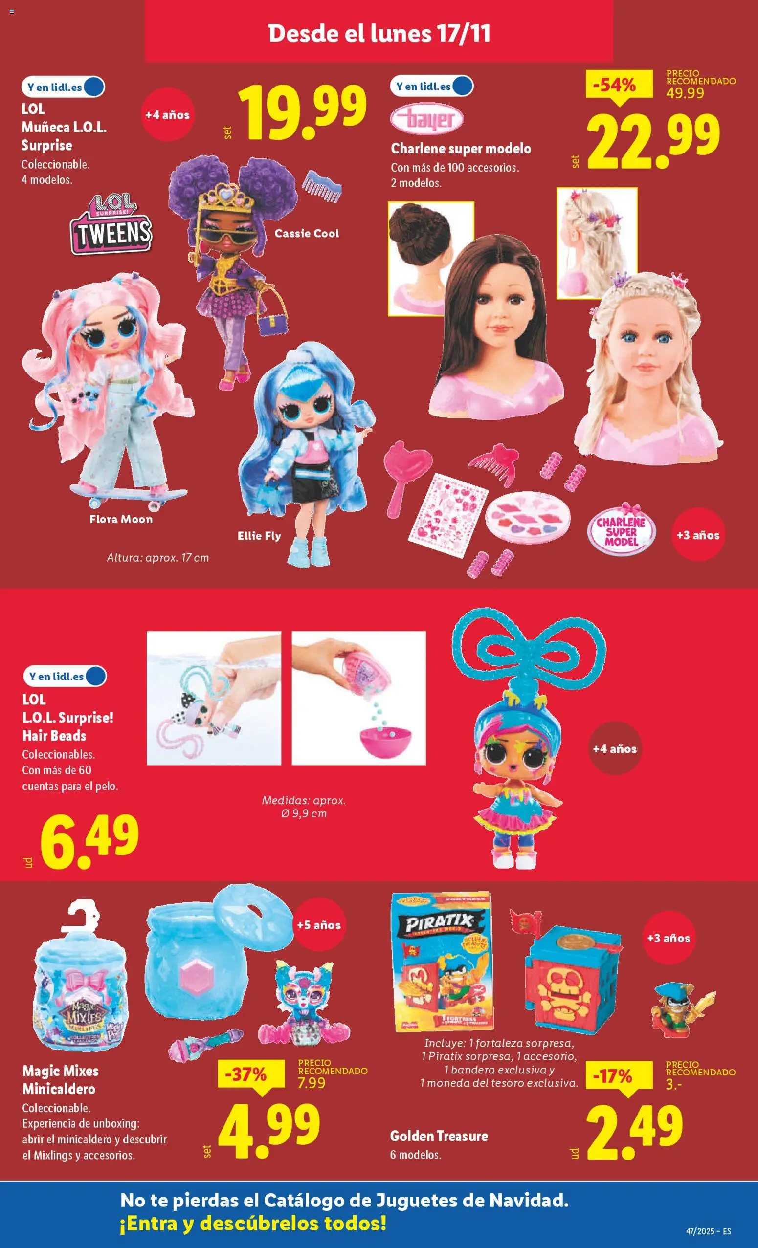 Lidl folleto de bazar │ válido desde el 17.11.2025 | Página: 17 | Productos: Té, Muñeca, Juguetes