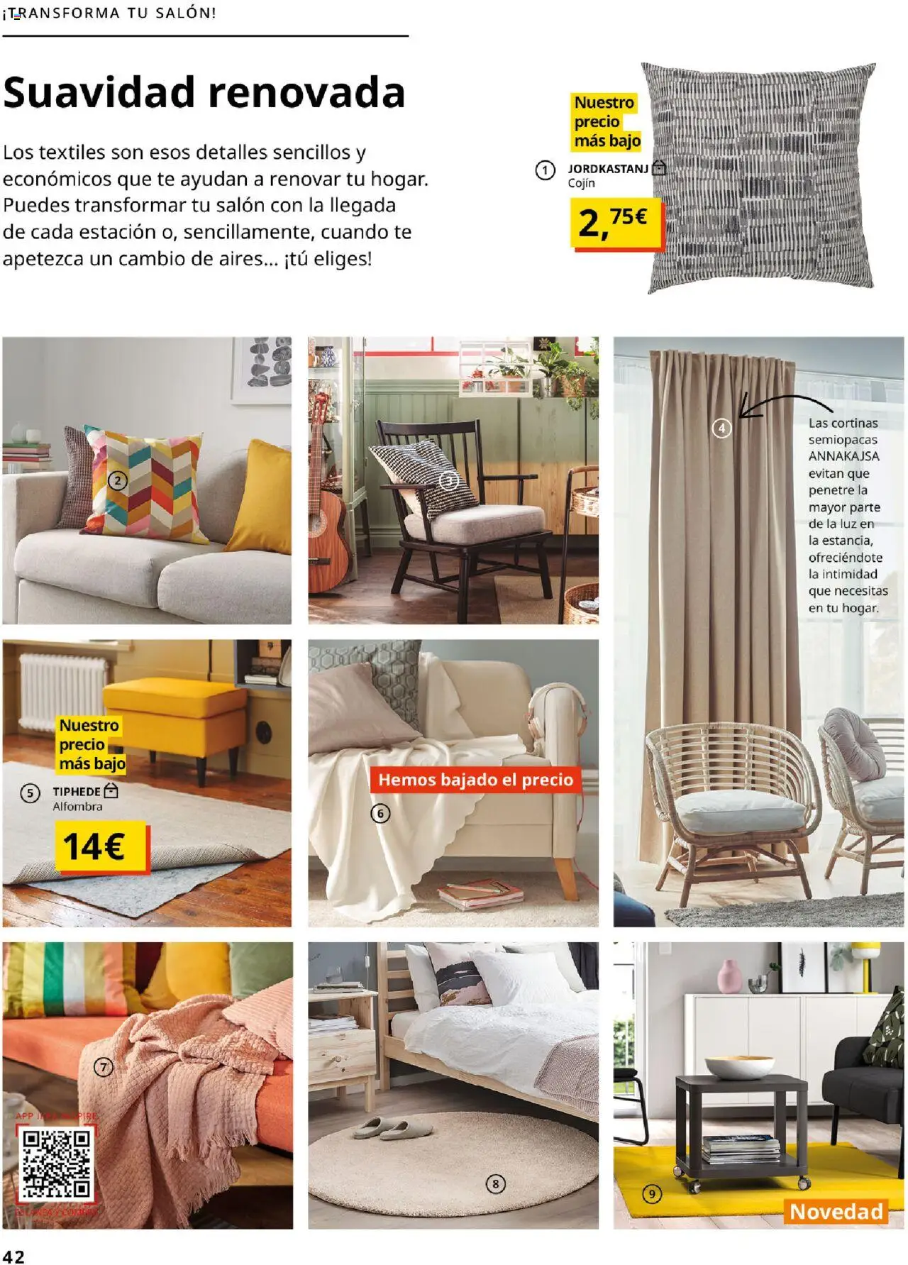 Catálogo IKEA Accesorios y decoración │ válido desde el 04.02.2025 | Página: 42 | Productos: Té, Alfombra
