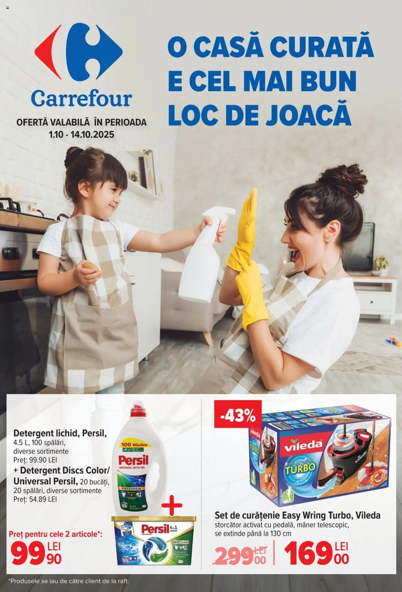 Noul catalog Carrefour – valabil de la 01.10.2025 | Pagină: 1 | Produse: Pomelo, Storcător, Mâner, Detergent