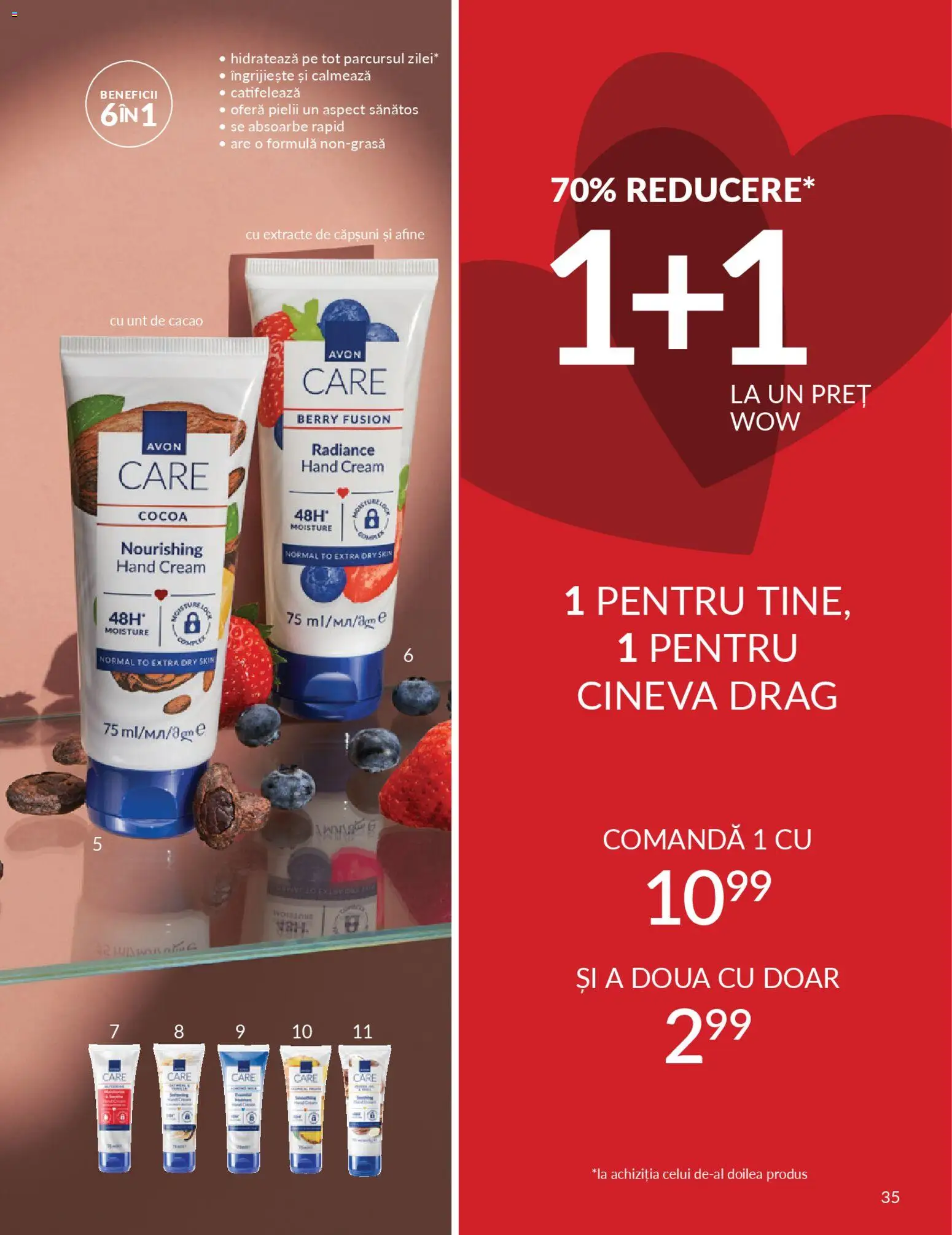 Noul catalog Avon – valabil de la 01.02.2026 | Pagină: 37 | Produse: Afine, Unt, Căpșuni, Cacao