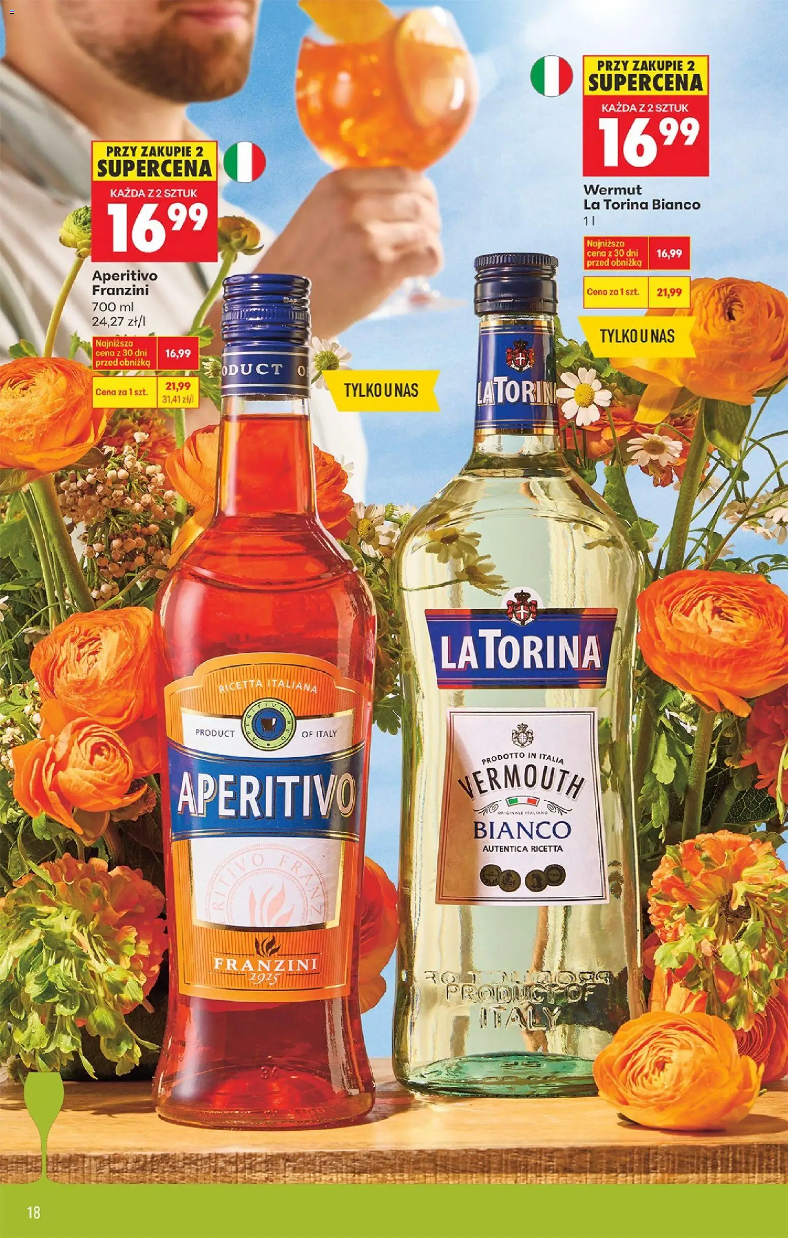 Biedronka Polsko leták - Czas na toast od 07.04.2026 | Strana: 18 | Produkty: Vermouth, Aperitivo