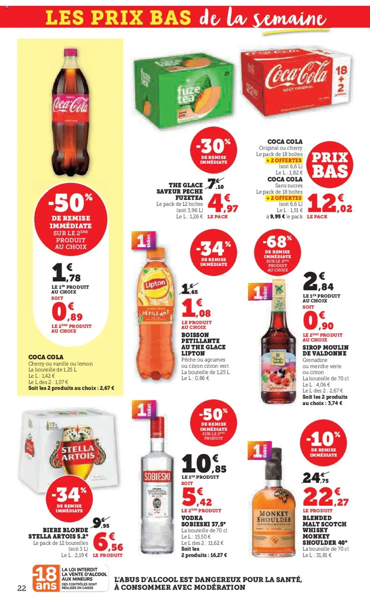  | Page: 22 | Produits: Vodka, Citron, Pêche, Thé