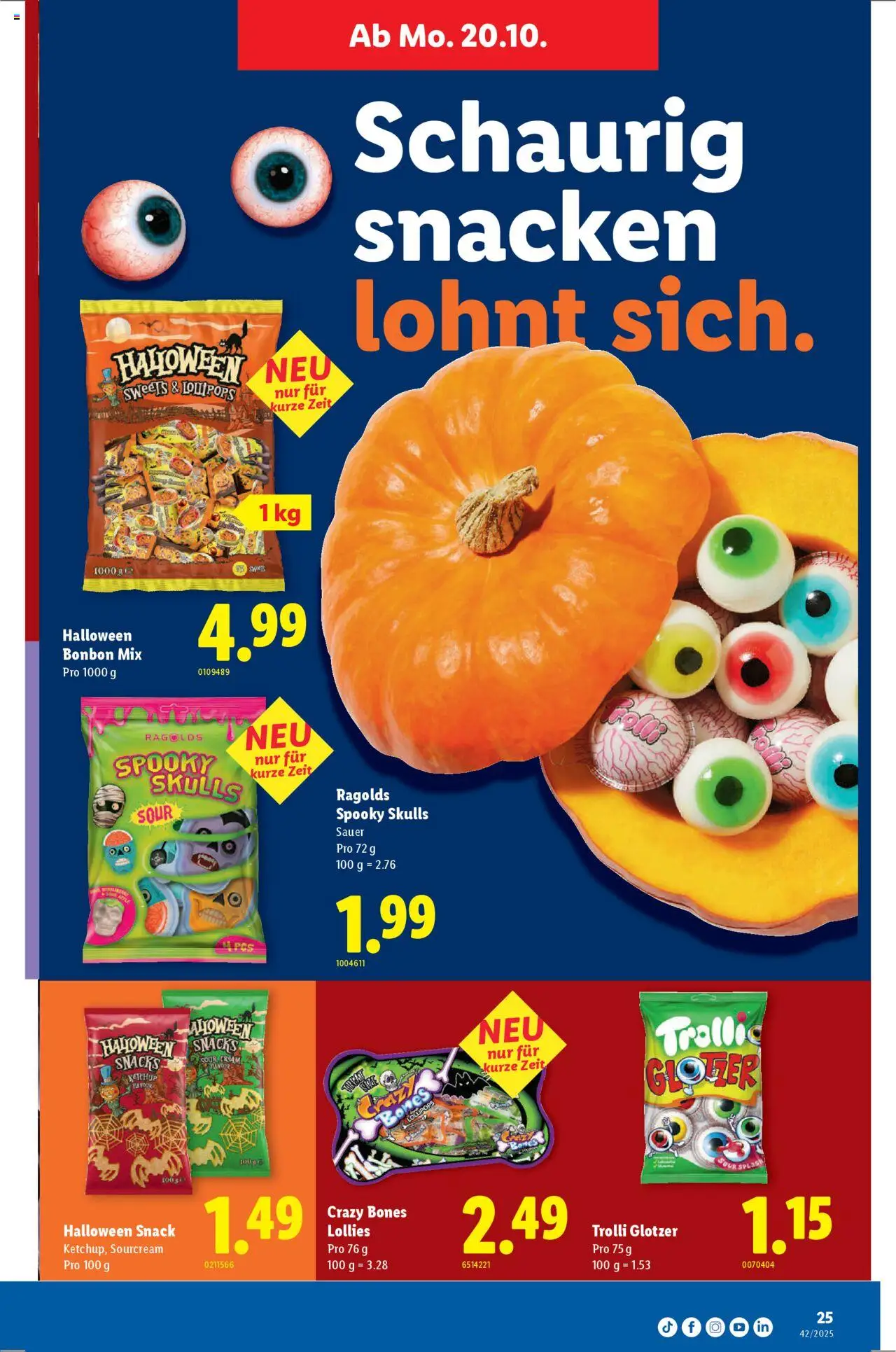 Lidl Aktionen – gültig ab 16.10.2025 | Seite: 25 | Produkte: Ketchup