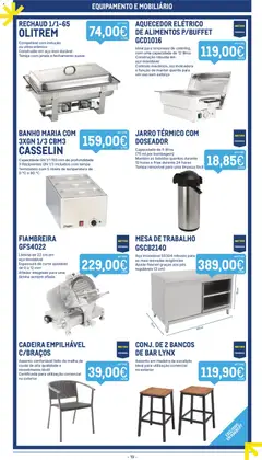 Pré-visualização Makro folheto válido de 14.04.2026 | Página: 19 | Produtos: Corda, Mesa, Cadeira, Mesa de trabalho