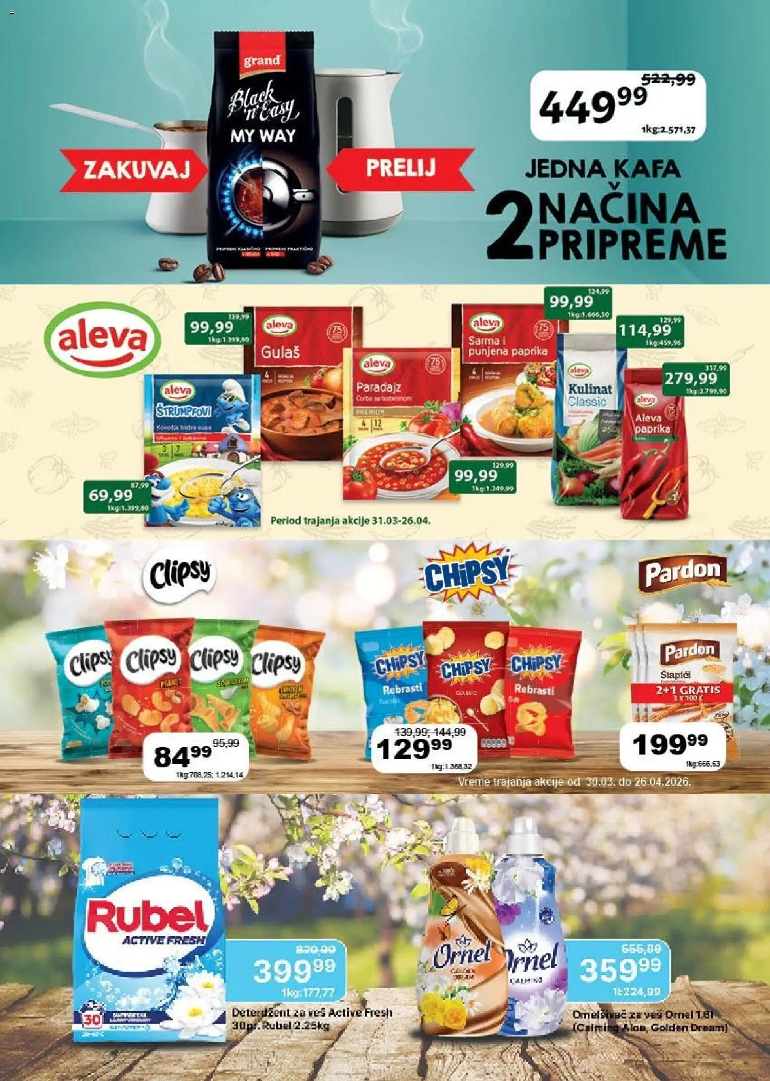 Univerexport katalog - važi od 30.03.2026 | Strana: 21 | Proizvode: Deterdžent, Paprika, Kafa, Paradajz