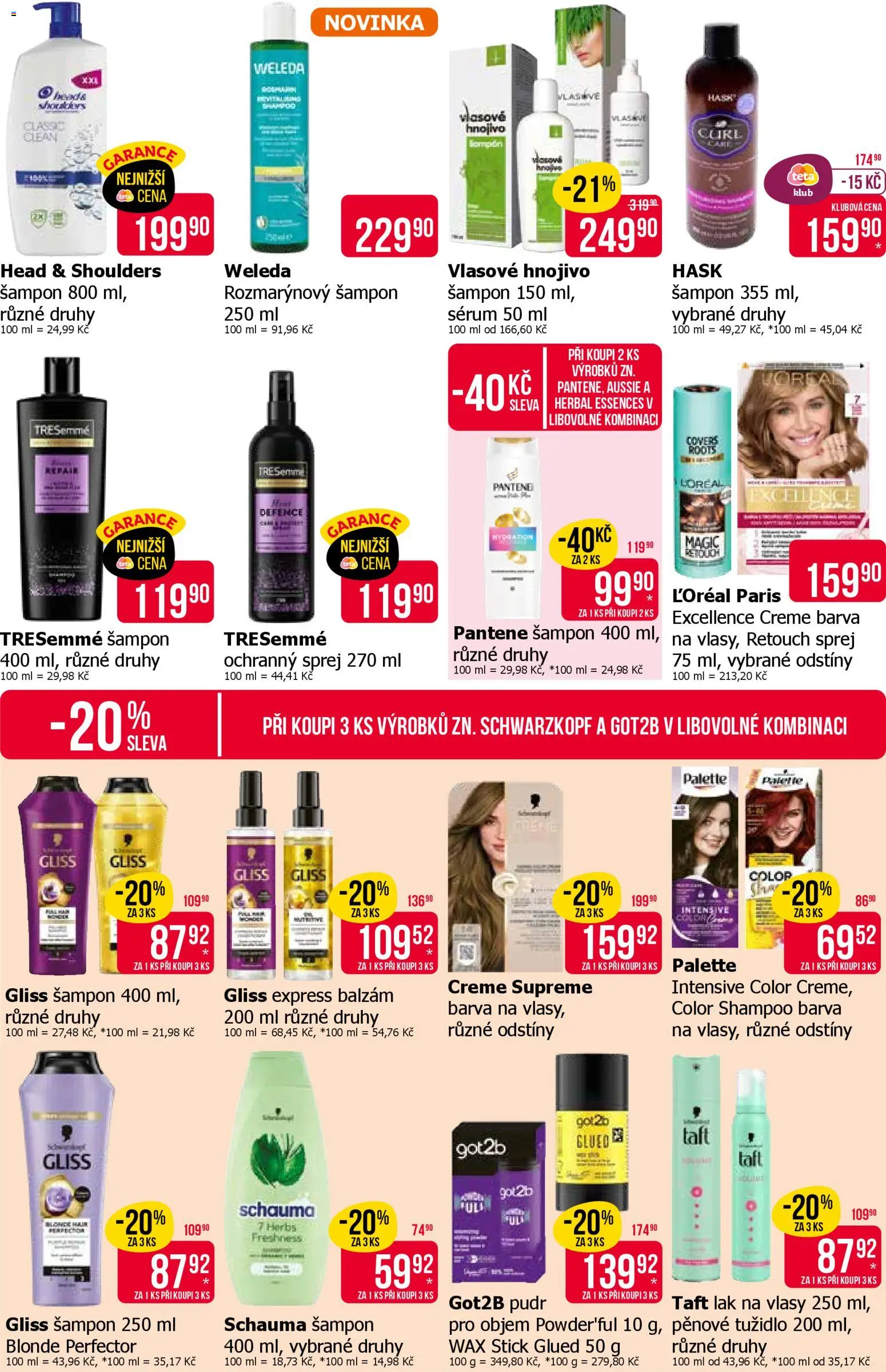 TETA Drogerie leták od 04.12.2025 | Strana: 10 | Produkty: Head & Shoulders, Hnojivo, Pudr, Šampon