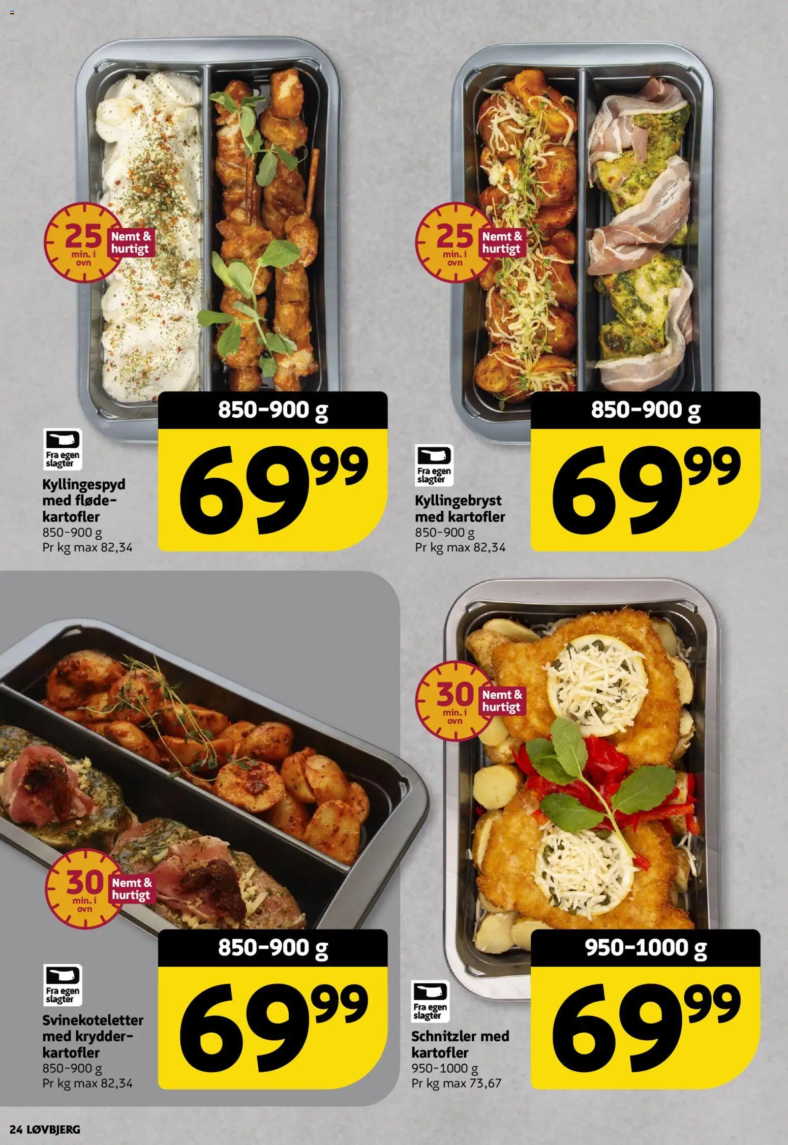 Løvbjerg tilbudsavis – gyldig fra 24.04.2026 | Side: 24 | Produkter: Fløde, Kartofler, Schnitzler
